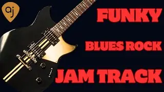 Funky Blues Rock Jam Track | Guitar Backing Track (E Minor / 82 BPM)