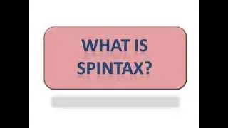 What is Spintax?