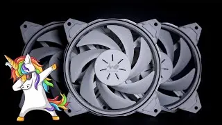 Cheap Budget Digital RGB Fans: InWin SIRIUS Pure 120mm.  RGB WHITE  FANS LOOK NO FURTHER!  Episode 2
