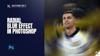 Radial blur effect in Photoshop