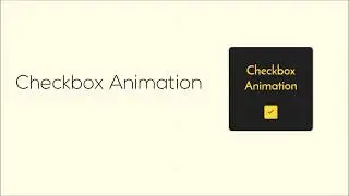html css javascript - Custom Checkbox Animation Tutorial