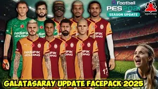 Galatasaray New Facepack 2025 - PES 21 & FL 25