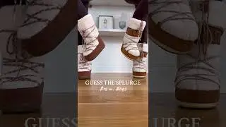 left or right boot the splurge?! head to the LTK app to see if you were right + links 🔗