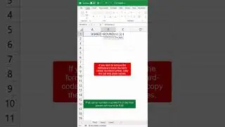 Round numbers with the ROUND function in Excel