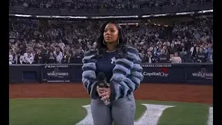 Ashanti Sings National Anthem! #yankeestadium #ashanti #viral