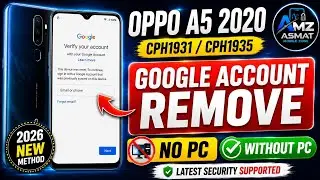 Oppo A5 2020 Cph1935 Frp Bypass Google Account Unlock l Oppo A5 2020 Cph1931 Frp Bypass Without PC