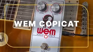 WEM Copicat Boost Is Based on A Classic Tape Echo Preamp | Tone Report Demo