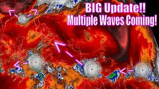 BIG Tropical Update! Multiple Waves Coming! - The WeatherMan Plus Weather Channel