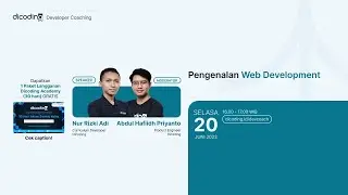 Dicoding Developer Coaching #93: Front-End Web | Pengenalan Web Development