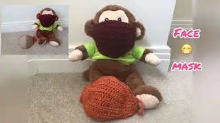 Easy Crochet winter face mask 😷 with lining