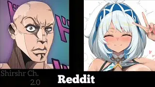 ANIME vs REDDIT (The Rock Reaction Meme) | GENSHIN IMPACT part 50