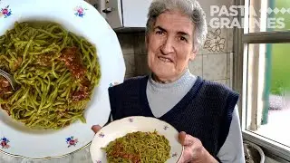 How to make nettle taglierini with porcini sauce | Pasta Grannies