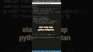 start stop step python 