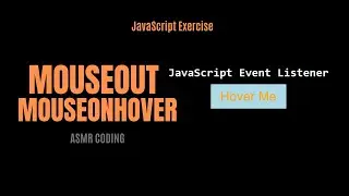 JavaScript Exercise | Event Listener | 