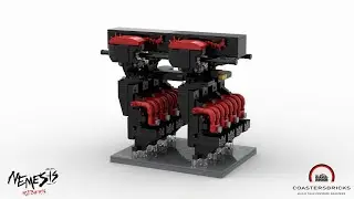 NEMESIS REBORN - Alton Towers - Lego brick construction by Coasterbricks