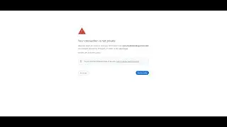 Your connection is not private, tamilhost