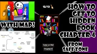 How to get to the Hidden Book Door from Safe Zone in 