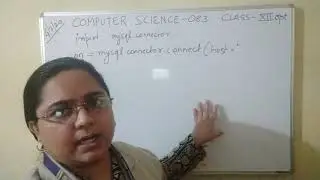 CLASS - 12  PARAMETERIZED SQL QUERY PART - 1 | INTERFACE PYTHON WITH SQL
