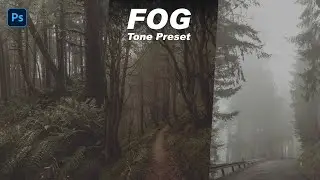 Fog Tone Preset Color Grading #photoshop  #tutorial #photoshoptutorial #viral
