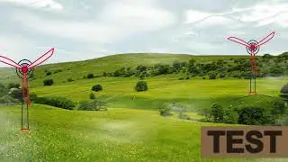 green screen Cartoon Windmill Free Download animation