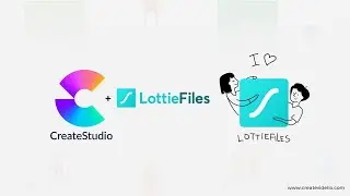 How To Use LottieFiles Animation In CreateStudio