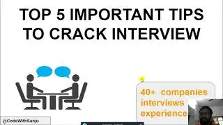 How to Crack Technical Interview in 2021 | Live Interview Experience | 40+ Companies