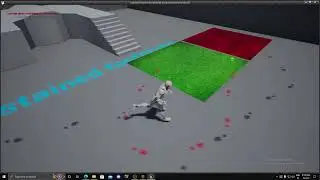 Blood-stained footsteps || UE4 (Like in GTA games)