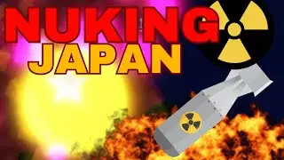 NUKING JAPAN 100 Times- Rise of Nations Roblox Nuke Gameplay