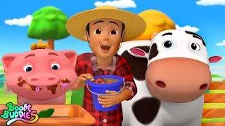 Farmer In The Dell, Farm Animal and Nursery Song for Babies