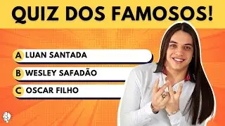 [QUIZ DOS FAMOSOS] ADIVINHE OS NOMES DAS CELEBRIDADES DA GLOBO! CONSEGUE ACERTAR 10?
