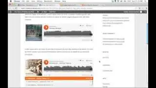 How do I add a SoundCloud song or set to a WordPress post?