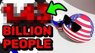 COUNTRIES SCALED BY POPULATION | Countryballs Animation