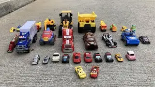 The Biggest Car train in the world! Almost 100 cars of construction, racing, and another