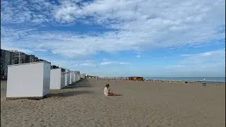 PLAYAS DE LA PANNE, DE PANNE BEACH, LA PANNE PLAGE, EN BÉLGICA.
