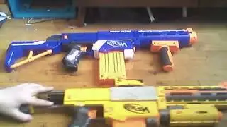 COMPARAISON ENTRE LE NERF RETALIATOR ET LE RECON CS 6 PLUS COMPARAISON DES TIRS !!!!!
