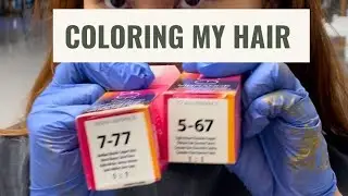 How to color darker hair red/copper ❤️❤️