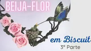 Beija flor em Biscuit (Parte 3)