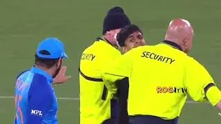 Rohit sharma Heart Winning Gesture to a Little Boy Entering in the Ground Today Match India vs Zim