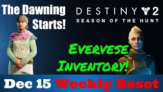 Destiny 2 Weekly Reset [Dec 15]; Eververse; The Dawning; First Raid Challenge; and more!