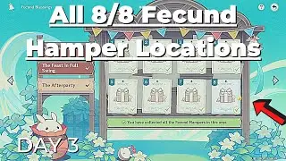 All 8/8 Fecund Hamper Locations Day 3 | Fecund Blessings Event Guide - Genshin Impact