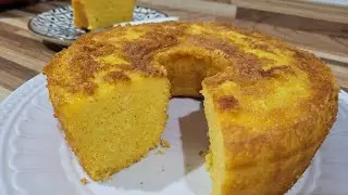 BOLO DE MILHO DE LIQUIDIFICADOR | BOLO RÁPIDO E FÁCIL DE MILHO