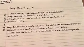 Respiratory Therapy Pharmacology Drugs