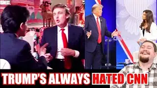 Unseen footage of Donald Trump HUMILIATING CNN hack from the 90's is going VIRAL
