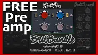 Analog Obsession Brit Pre - FREE British Preamp / Saturation Plugin (Brit Bundle)