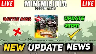 🔴Mini Militia Live Custom Rooms | New Update News Join Fast