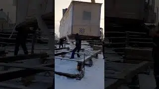 Установка каркасной бани