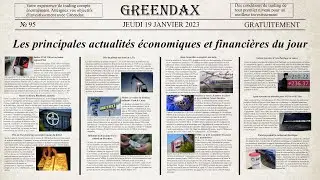 Greendax. Prix du pétrole ont chuté de 1,5%