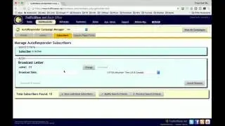How to Manage Your Autoresponder Subscribers in TrafficWave