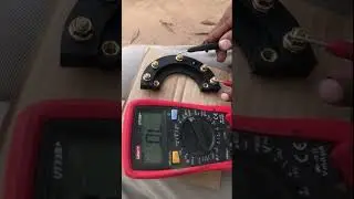 Diode bridge rectifier testing with multimeter 