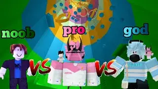 noob vs pro vs god in tower of hell (Roblox)